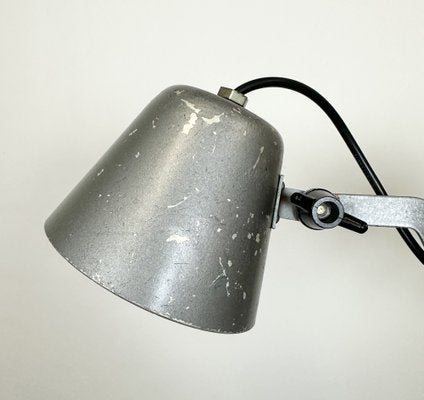 Soviet Industrial Grey Scissor Wall Lamp, 1960s-CGF-1726171