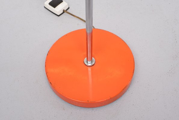 Space Ace Orange Shade Floor Lamp, Italy, 1970s-GCG-1399341