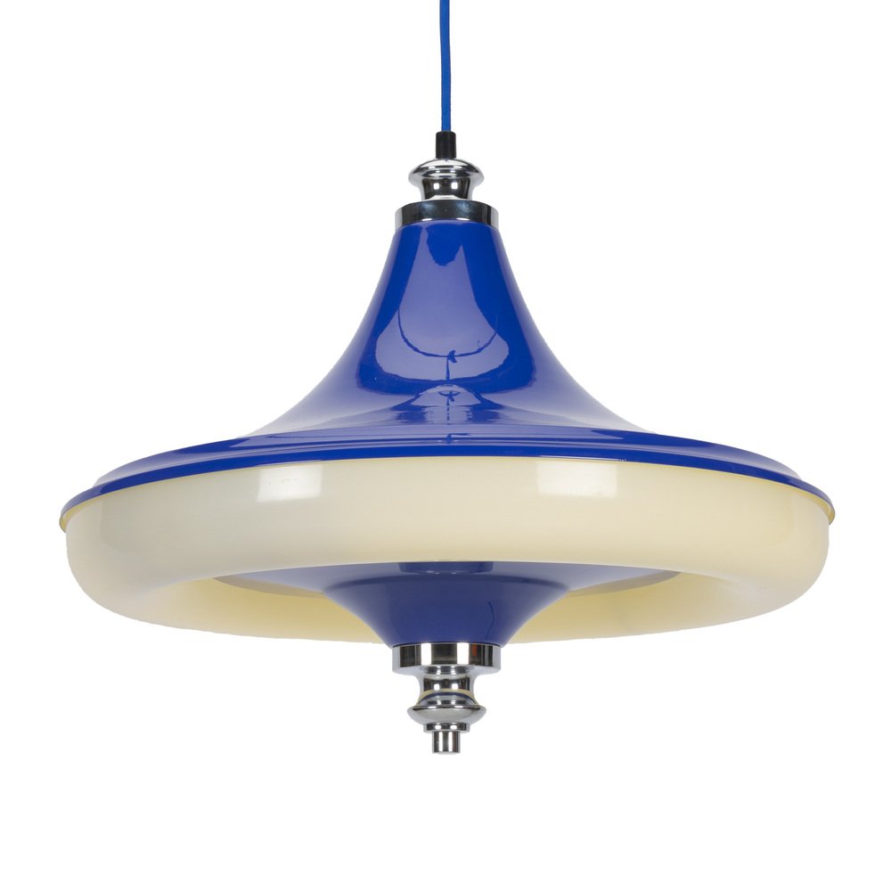 Space Age 05652/01 Pendant Lamp in Blue from Massive