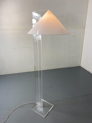 Space Age Acrylic Glass Floor Lamp by Harco Loor, 1980s-DE-1722633