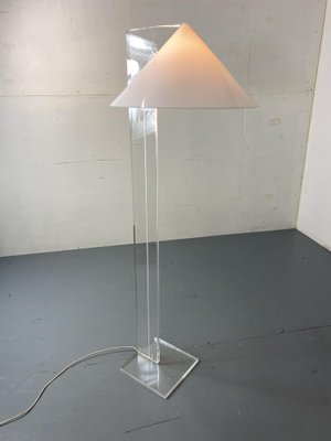 Space Age Acrylic Glass Floor Lamp by Harco Loor, 1980s-DE-1722633