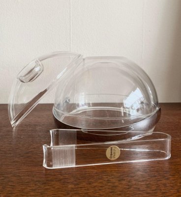 Space Age Acrylic Glass Ice Bucket Stella by Paolo Tilche for Guzzini, 1970s-LL-1309790