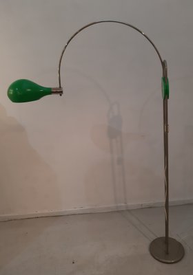 Space Age Adjustable Arc Floor Lamp from Temde, 1970s-HPX-767219