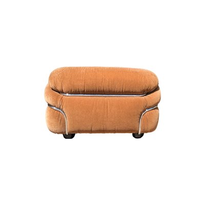 Space Age Alpaca Velvet Lounge Chair by Gianfranco Frattini for Cassina, 1972-RPH-694936