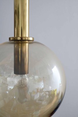 Space Age Amber Bernstein Pendal Legs Lamp by Helena Tynell for Limburg, 1960s-FJP-1729853