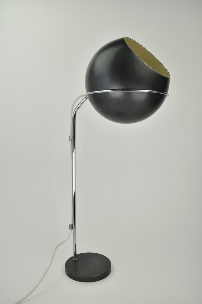 Space Age Antracite Eyeball Lamp, 1960s