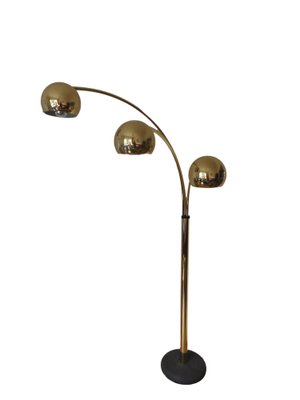 Space Age Arch Floor Lamp in Brass, 1970s-RCH-1378229