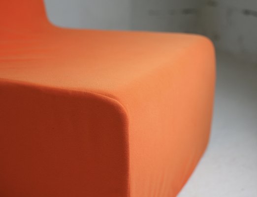 Space Age Armchair in Foam and Orange Jersey, 1970-MAO-1306404