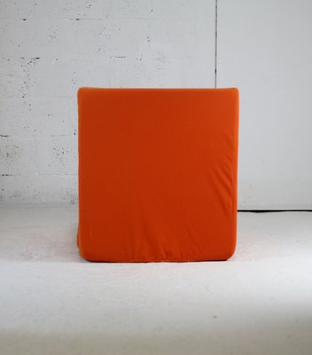 Space Age Armchair in Foam and Orange Jersey, 1970-MAO-1306404