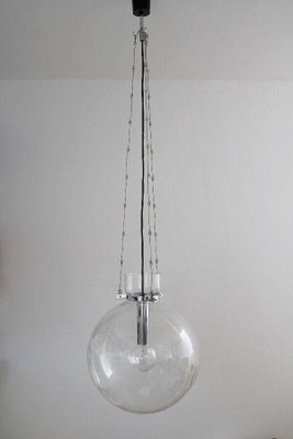 Space Age Ball Pendant Lamp from Glashütte Limburg, 1970s-FJP-1717655