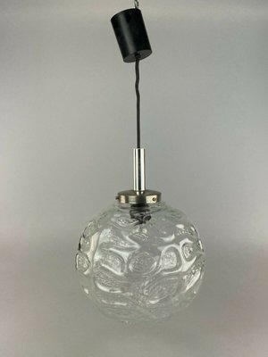 Space Age Ball Pendant Lamp in Glass, 1970s-EJL-1139030