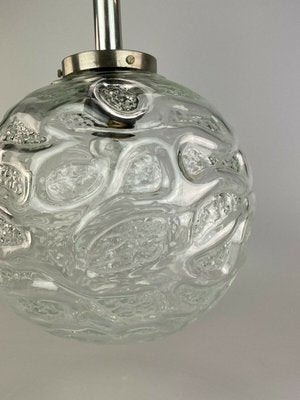 Space Age Ball Pendant Lamp in Glass, 1970s-EJL-1139030