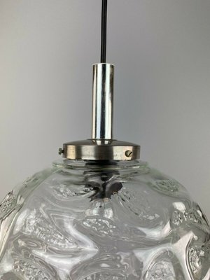 Space Age Ball Pendant Lamp in Glass, 1970s-EJL-1139030