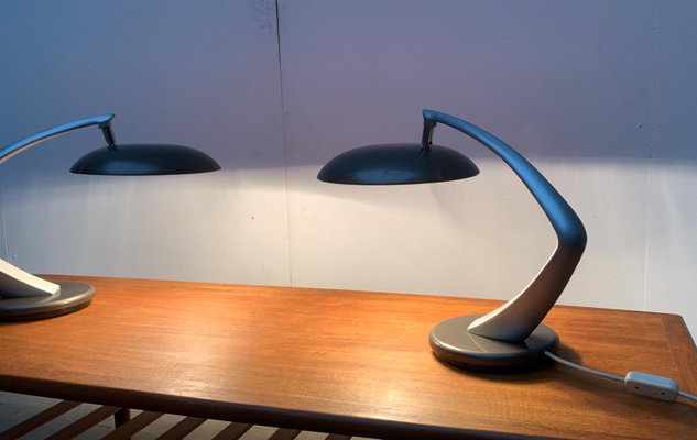 Space Age Boomerang Table Lamps by Luis Pérez de la Oliva for Fase, Set of 2-UAH-1015711