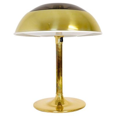 Space Age Brass Table Lamp from Fagerhults, Sweden, 1970s