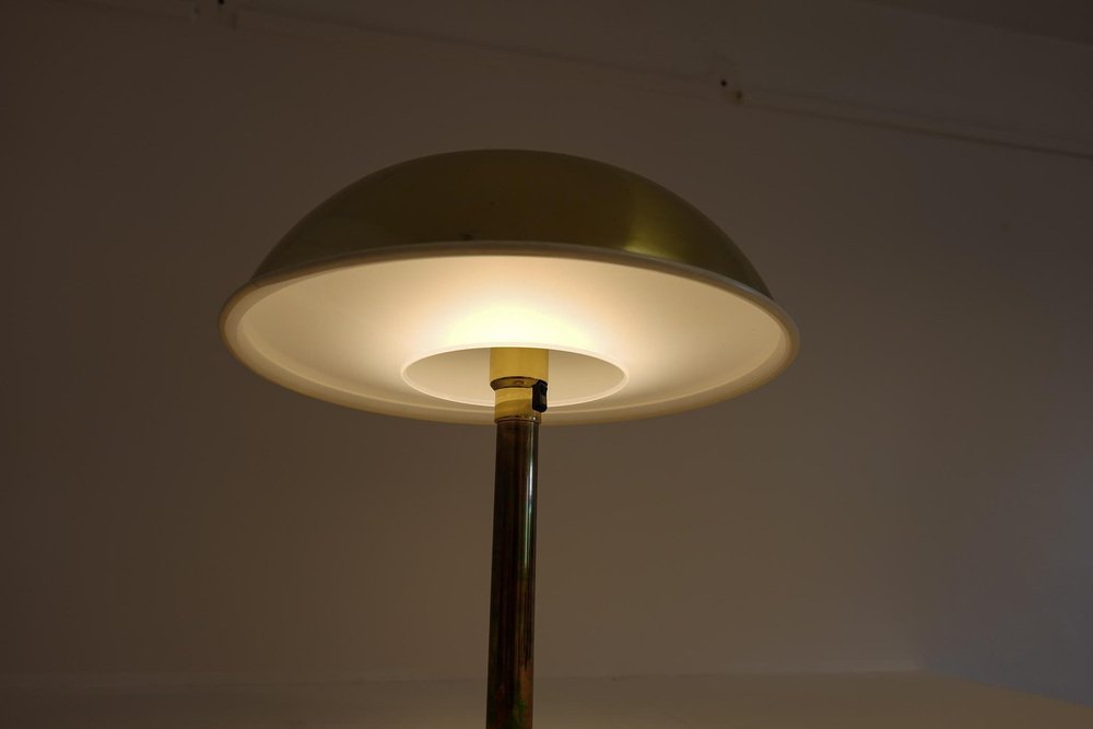 Space Age Brass Table Lamp from Fagerhults, Sweden, 1970s