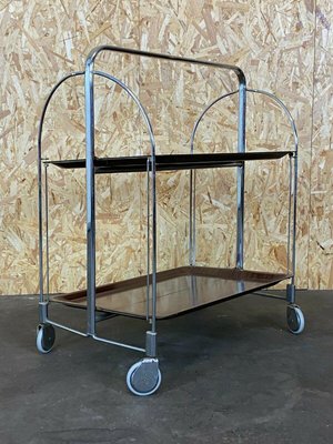 Space Age Brown Serving Cart-EJL-1073324