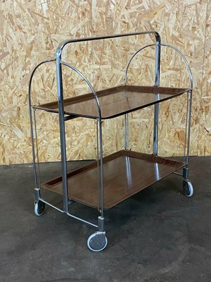 Space Age Brown Serving Cart-EJL-1073324