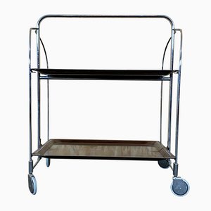 Space Age Brown Serving Cart-EJL-1073324