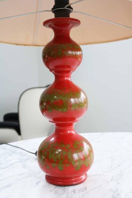 Space Age Bubble Ceramic Table Lamp from Kaiser Leuchten, 1960s-FJP-1789517