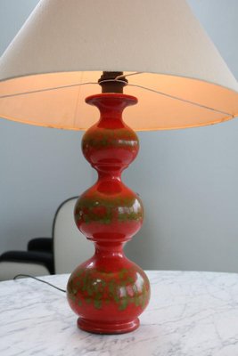 Space Age Bubble Ceramic Table Lamp from Kaiser Leuchten, 1960s-FJP-1789517