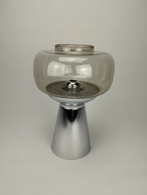 Space Age Candleholder with Chrome-plated Base from Föhl, 1970s-SFQ-1803163