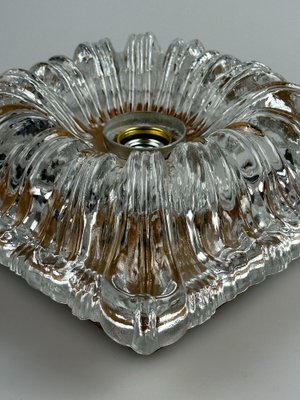 Space Age Ceiling Lamp in Ice Glass, Germany, 1970s-EJL-1718355