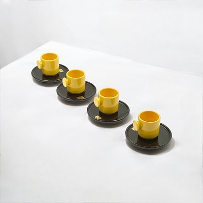 Space Age Ceramic Coffee Set from Ceramiche Pareschi Laveno, Italy, 1970s, Set of 11-YSC-2023694