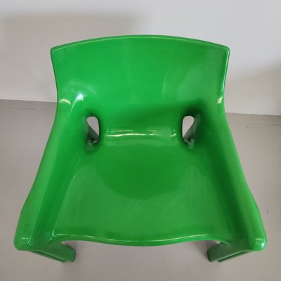 Space Age Chair in Green Plastic by Vico Magistretti for Artemide, 1970s-PRS-1941502