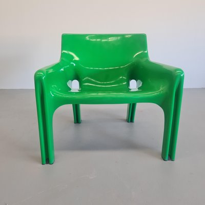 Space Age Chair in Green Plastic by Vico Magistretti for Artemide, 1970s-PRS-1941502