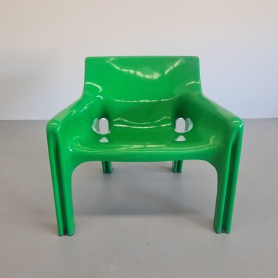 Space Age Chair in Green Plastic by Vico Magistretti for Artemide, 1970s-PRS-1941502