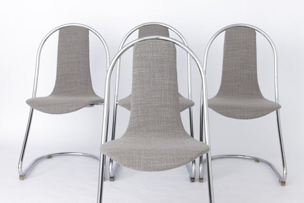 Space Age Chairs from Tacke, Germany, 1970s, Set of 4-DOM-1802395