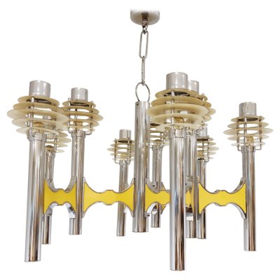 Space Age Chandelier by Gaetano Sciolari, 1970s-IRH-959339