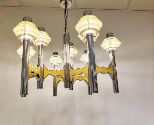 Space Age Chandelier by Gaetano Sciolari, 1970s-IRH-959339