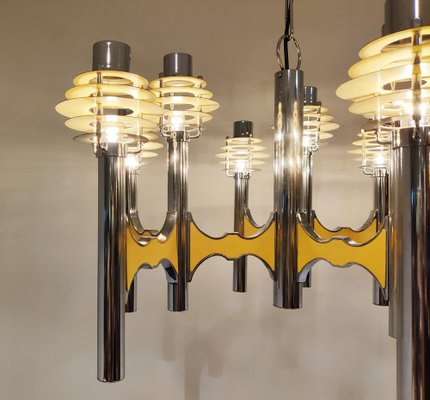 Space Age Chandelier by Gaetano Sciolari, 1970s-IRH-959339