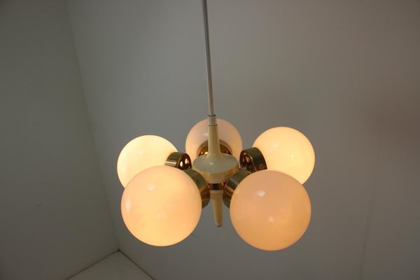 Space Age Chandelier Sputnik attributed to Elektroinstala Decin, 1970s-TZ-1386465