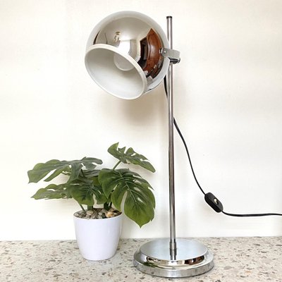 Space Age Chrome Eyball Desk Lamp by Goffredo Reggiani, 1960s-OLQ-1820505