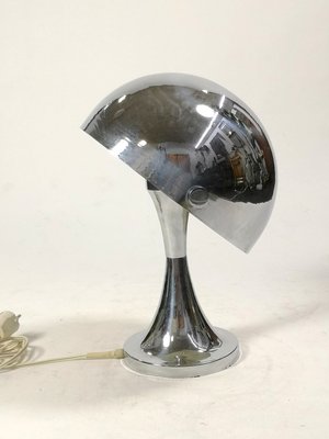 Space Age Chrome Mushroom Table Lamp, 1960s-UWE-1351161