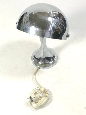 Space Age Chrome Mushroom Table Lamp, 1960s-UWE-1351161