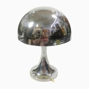 Space Age Chrome Mushroom Table Lamp, 1960s-UWE-1351161