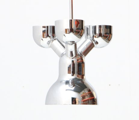 Space Age Chrome Pendant Light by Cosack Leuchten, 1970s-MY-1289284