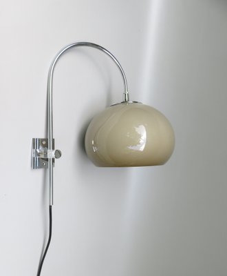 Space Age Chrome-Plated Wall Lamp, 1970s-EY-1320728