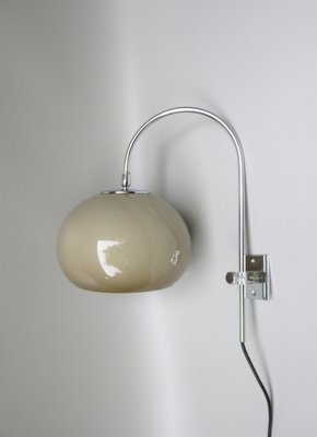 Space Age Chrome-Plated Wall Lamp, 1970s-EY-1320728