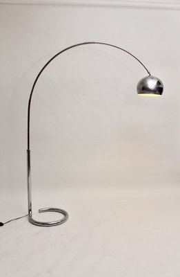 Space Age Chromed Metal Floor Lamp, 1960s-NB-1346024