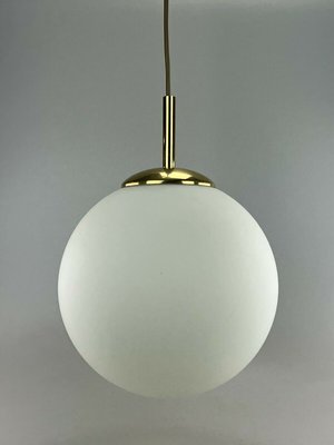 Space Age Design Opal Brass Glass Ceiling Ball Lamp-EJL-1140639