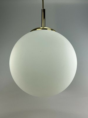 Space Age Design Opal Brass Glass Ceiling Ball Lamp-EJL-1140639