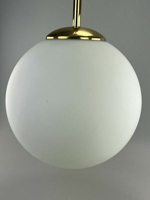 Space Age Design Opal Brass Glass Ceiling Ball Lamp-EJL-1140639