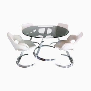 Space Age Dining Room Set by Boris Tabacoff, France, 1970s, Set of 5-DT-2026187