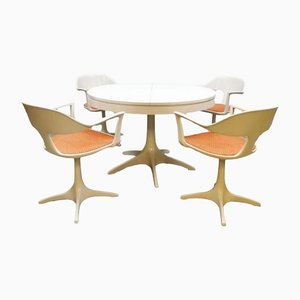 Space Age Dining Set by Konrad Schäfer for Interlübke, Set of 5-BW-1289348