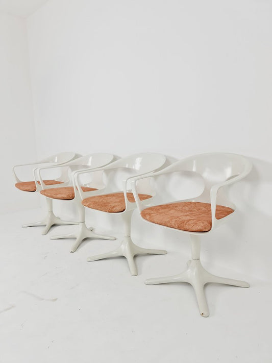 Space Age Dining Set in the style of Konrad Schäfer for Interlübke, Set of 5